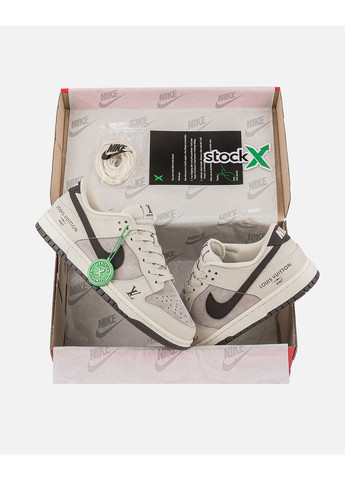 Бежеві Осінні кросівки nike No Brand SB Dunk Low x Louis Vuitton