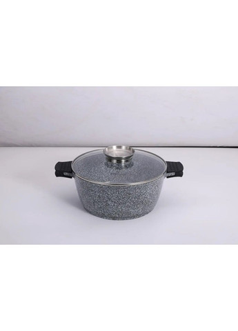 Каструля з кришкою BH-7450-20CRM 20 см 2.2 л сіра Bohmann (348133953)