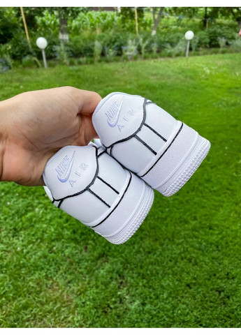 Белые демисезонные кроссовки мужские nike air force 1 white v3 найк аир форс 1 премиум No Brand