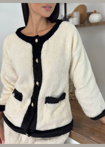 Молочна всесезон жіноча м‘якенька піжама Stylish Touch