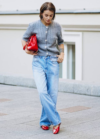 Укорочений кардиган на гудзиках Tik-Tak (323164465)