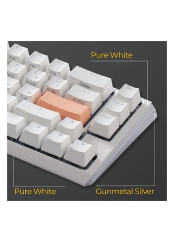 Клавіатура (DKON2167ST-BUAPXPWWWSC1) Ducky One 3 SF Cherry MX Brown RGB UA USB White (358066655)