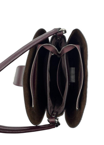 Сумка жіноча шкіряна бордова під крокодил 2505-813 Karya (369163267)