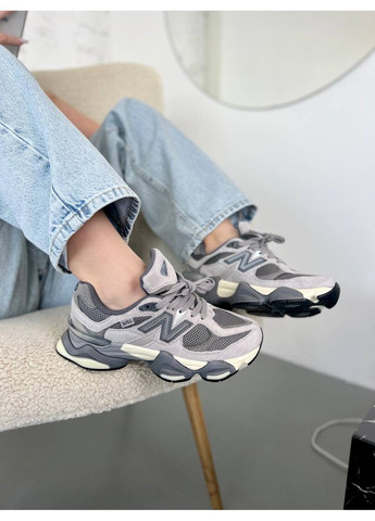 КРОСІВКИ ЖІНОЧІ NEW BALANCE 9060 WHITE GREY НЬЮ БЕЛАНС 9060 No Brand сірі демісезони (367174275)