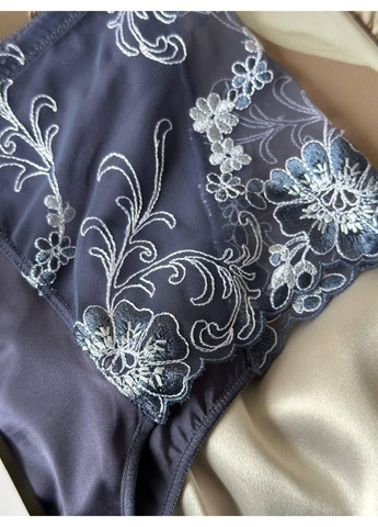 Синій жіноча нижня білизна комплект великого розміру синього кольору Lanny Mode