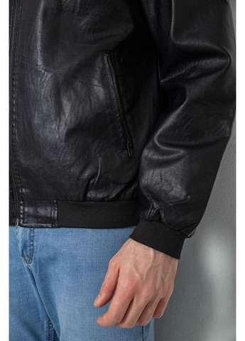 Чорна куртка чоловіча кошкіра, колір чорний, 244r717 Ager