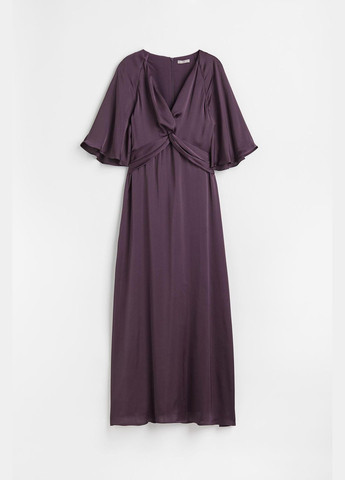 Темно-фиолетовое вечернее платье,темно-фиолетовый, H&M