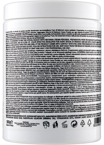 Освітлювальна пудра Bleaching Powder 500g (902573-93382) Reforma (368634920)