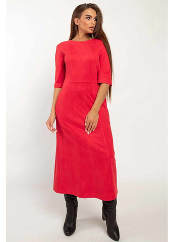 Красное кэжуал платье Ри Мари однотонное