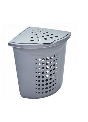 Кошик для білизни кутова - 45 л коричневий Алеана (322594222)