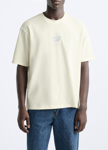 Молочна футболка Zara