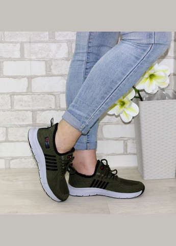 Жіночі кросівки Fashion хакі (325404132)