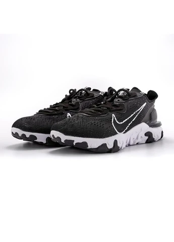 Белые летние кроссовки nike react vision black white найк реакт No Brand