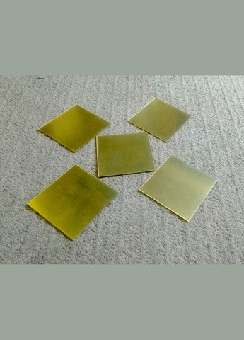 Дзеркальні акрилові наклейки квадрати золоті 10 х 10 см 5 шт набір Б317 No Brand (302241846)