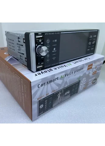 Автомобільна магнітола 1din 4168 AI mp3 мультимедійна з екраном Чорна Lesko (391111151)