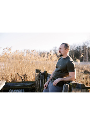 Футболка Coolpass SS T-KI-0006-olive 2XL Tribe (368703584)