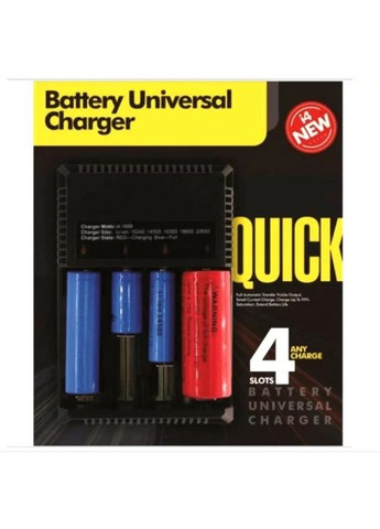 Універсальний зарядний пристрій i4-1688 26650 18650 14500 16340 (557237) Clefers (300694647)