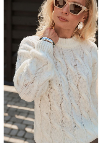 Білий демісезонний светр джемпер джемпер Triko Bakh