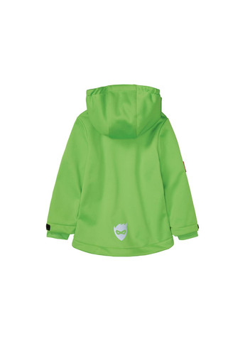 Салатова демісезонна куртка softshell водовідштовхувальна та вітрозахисна для хлопчика dope dyed 375430 салатовий Lupilu