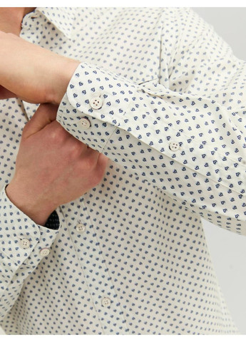 Белая рубашка Jack & Jones