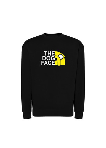 Чорний світшот з принтом "the dog face". з гумором про the north faсe (10103808392) ТiШОТКА (365435883)
