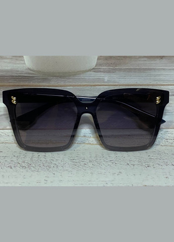 Очки женские солнцезащитные черного цвета формы квадрат LIGHT (315889432)