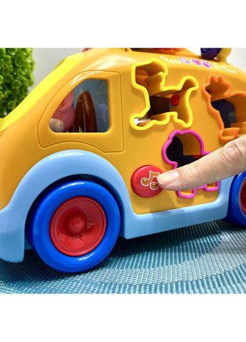 Автобус развивающий музыкальный сортер подсветка (988) Hola (355803921)