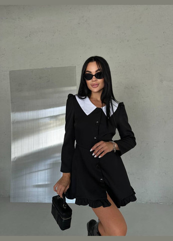 Чорна святковий, повсякденний, ділова сучасна жіноча сукня з шортами, вечірня сукня з коттону, сукня з шортами No Brand