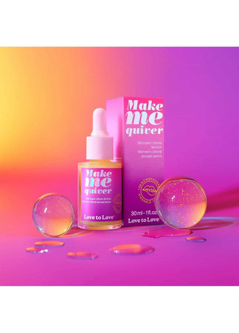 Збуджувальна сироватка для клітора Make Me Quiver 30 мл Love To Love (348517623)