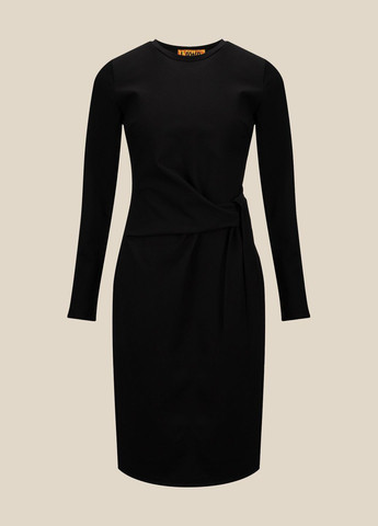 Чорна сукня однотонна жіноча wtc02344 shop (2000990218346) LAWA однотонна