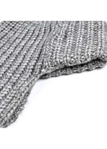 Шапка ушанка женская шерсть серая АГЛАЯ LuckyLOOK 581-128 (322790124)