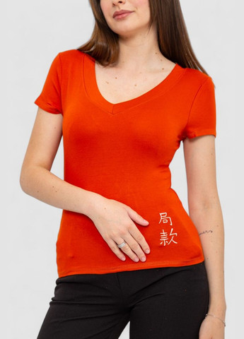 Терракотовая футболка женская Ager 186R528