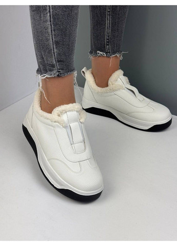 493 Кросовки Зимние Кожаные Белые утепленные Yimeili белые зима (367960218)