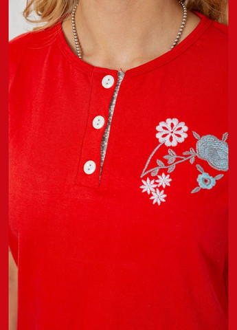 Червона всесезон жіноча піжама з принтом Fashion