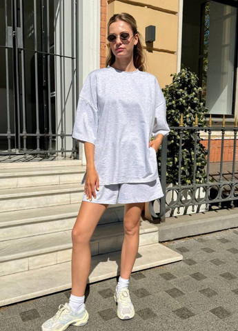 Костюм-двойка: шорты и футболка свободного кроя Tik-Tak (331643327)