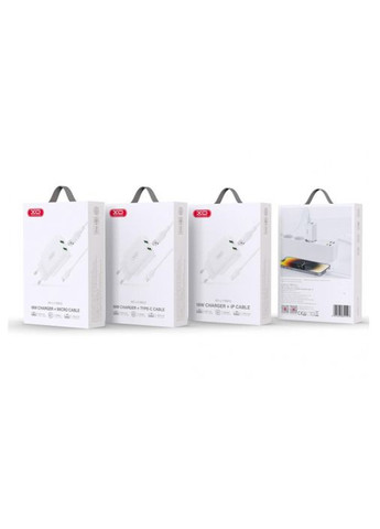 Блок адаптер - комплект L119 dual USB-A QC18W с кабелем Mirco usb XO (338562367)