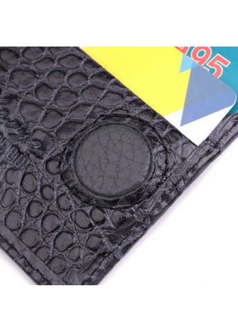 Практичний чоловічий гаманець-затиск із натуральної шкіри 22851 Сірий Karya (318823553)