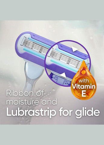 Станок для гоління жіночий (Бритва) Venus Deluxe Smooth Platinum з 1 змінним картриджем Gillette (346493586)