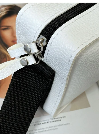 Сумка жіноча через плече крос-боді біла No Brand (350613489)