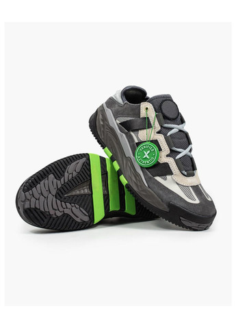 Серые демисезонные кроссовки мужские adidas Niteball