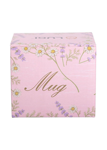 Чашка керамічна з малюнком 400 (мл) для кави та чаю RX-N240143PK Liling Rongxiang Ceramic (357204274)