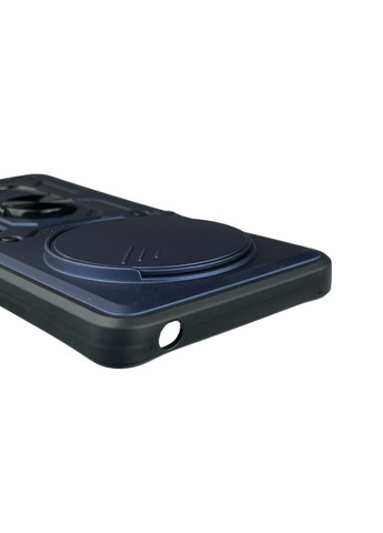 Чохол для Redmi A4 5G броньований з кільцем-тримачем підставкою зі шторкою на сяомі редмі а4 5г темно-синій rg1 Xiaomi (366236624)