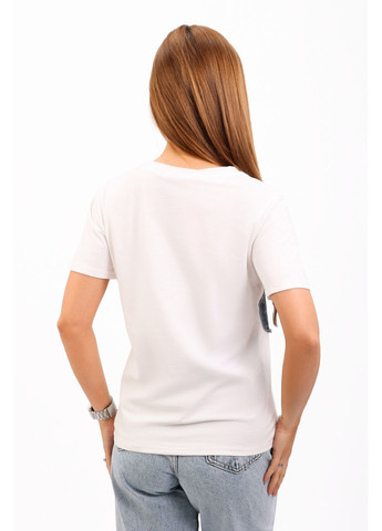 Футболка женская белая 347177 Where Uwear - (386782363)