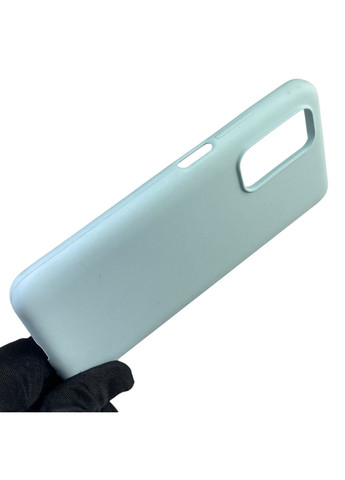 Чехол для Mi 10T силиконовый с микрофиброй нескользящий на сяоми ми 10т голубой Xiaomi (366389795)