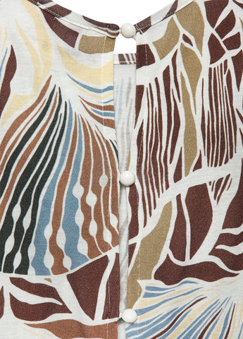 Бежева сукня Lascana з квітковим принтом