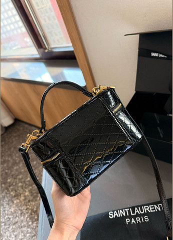 Жіноча сумка YSL 6045 крос-боді чорна No Brand (314540102)