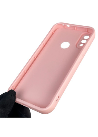 Чехол силиконовый Soft Touch с 3D принтом Майнкрафт для Redmi Note 7 розовый (Полная защита камеры) Xiaomi (373425102)