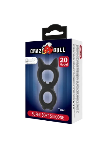 Двойное кольцо на пенис TORAN Crazy Bull (383068757)
