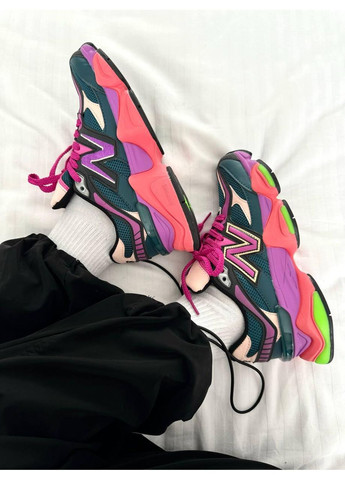 Синие демисезонные кроссовки мужские new balance 9060 purple acid нью беланс 9060 No Brand