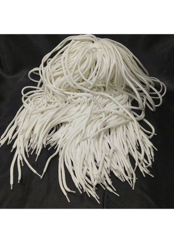 Белый круглый шнур плетеный 1,2м полиэстр Plus-plus (352751231)